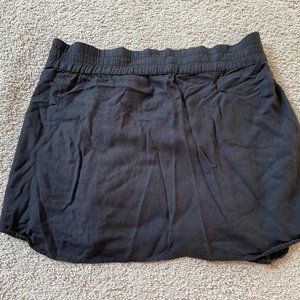 Black cotton skirt